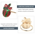 thumbnail image 4 of 6pcs de Navidad Tembrado Chic Napkin Hebillas Navidad Adorable Patrón Mesa Suministros, 4 of 6