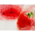 thumbnail image 2 of Bolokofsky, Ronald 14x12 Black Ornate Wood Framed with Double Matting Museum Art Print Titled - Strawberry Sensuality, 2 of 4