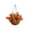 Red flower, variant on Artificial Hanging Flowers In Basket Silk Daisy Fake Flower Chain Hanging Baske N8M0