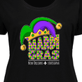 thumbnail image 4 of Inktastic Mardi Gras New Orleans Louisiana Jester Hat Women's Plus Size T-Shirt, 4 of 5