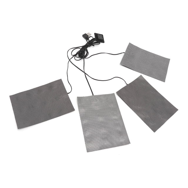 Electric Clothes Heater Pad, Electric Heating Tablets 4 In 1 3 Adjustable Temperature For Jacket