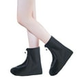 thumbnail image 4 of Waterproof Shoes Cover Non- Reusable Overshoes with Zipper for Men Women Kids,Rain Snow Boot Protectors for Outdoor Cycling Camping Fishing Travel Hiking,High Top Galoshes, 4 of 4