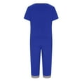 thumbnail image 7 of GERsome Pajamas Set for Women Short Sleeve Tops with Capri Pants Pjs 2 Piece V Neck Loungewear Soft Sleepwear with Pockets S-2XL (Blue,S), 7 of 7