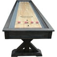 thumbnail image 2 of Playcraft Brazos River 16' Pro-Style Shuffleboard Table, Weathered Black, 2 of 6