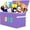 Classical Purple, variant on Toy Box Chest, Collapsible Sturdy Storage Bins with Lids, Extra Large Kids Toy Storage Organizer Boxes Bins Baskets for Kids, Boys, Girls, Nursery Room, Playroom, Closet (Pink)