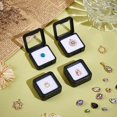 thumbnail image 5 of Black 4Pcs Loose Diamond Display Box 1.57x1.57x0.69 Inch Black Gemstone Display Case with Clear Window Small Gemstone Display Box with Sponge for Collect Gems Diamonds, 5 of 6