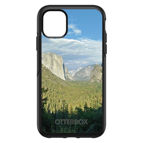 DistinctInk OtterBox Symmetry Custom Case for Apple iPhone 15 (6.1" Screen) - Yosemite Tunnel View - Slim Profile Design