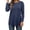 Blue, variant on Women's T Shirts for Casual Wear Autumn and Winter Long Sleeve Tops with Round Neck Design for Everyday Comfort Women Long Sleeved T Shirts Ringer Tee Women Short Sleeve Shirts Casual under Scrub