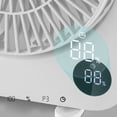 thumbnail image 3 of Ventilador portátil de escritorio con temporizador ventilador eléctrico USB pantalla digital ventilador de escritorio, 3 of 11