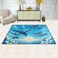 thumbnail image 3 of Airplanes Flying Area Floor Mats Non-Slip Rugs Soft Doormat 31 x 20 inch Carpet for Living Dining Room Bedroom Decorative, 3 of 7