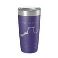 thumbnail image 1 of Nickajak Lake Map Tumbler Travel Mug Insulated Laser Engraved Coffee Cup Tennessee 20 oz Purple, 1 of 1
