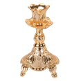 thumbnail image 2 of Vintage Aleación Pir Palo Titur Candebros Decoración De Para Vacaciones Valentín Decoración Golden cabeza perfecl Soporte para velas de boda, 2 of 5