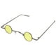 thumbnail image 4 of EeaseMX Gafas de sol con montura redonda pequeña, creativas, decorativas, para fiesta y playa, para hombres y mujeres (amarillas), 4 of 8