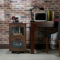 thumbnail image 3 of Bowery Hill Industrial Filing Cabinet in Vintage Walnut, 3 of 5