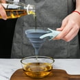 thumbnail image 2 of 3 Pack Kitchen Funnels, Collapsible Silicone Funnels for Filling Bottles, 2 of 4