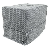 Vibrant Life 24" Gray Crate Cover