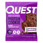 Quest Protein Cookie, High Protein, Double Chocolate Chip, 15g Protein, 4 Count