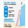 thumbnail image 4 of Voom Sonic Pro 7 Series Rechargeable Electronic Toothbrush, Advanced Oral Care Technology, 2-Minute Timer w/Quadrant Pacing, 5 Adjustable Speeds, 4 of 4