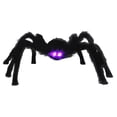 thumbnail image 6 of Realistic Spider Decorations,Light up Halloween Decorations,Halloween Spider Decor Outdoor,Scary Hairy Spider for Outdoor Halloween Party Yard Decorations （Purple) luau party decorations, 6 of 6