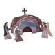 thumbnail image 4 of Figuras de escena de resurrección de Pascua decoraciones de madera lisas resistentes para gabinetes de vacaciones, 4 of 9