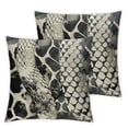 thumbnail image 2 of Ullo0ord Snake Print Throw Pillow Covers - Animal Snake Skin Decorative Pillow Covers Wildlife Cushion Cover Home Decor Pillowcase, 2 of 6