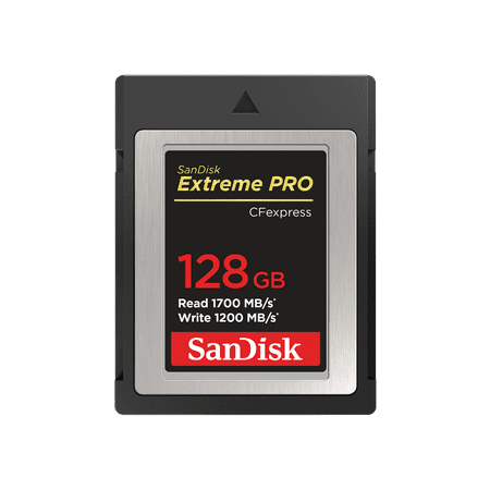 SanDisk 128GB Extreme PRO CFexpress Memory Card Type B - SDCFE-128G-GN4NN