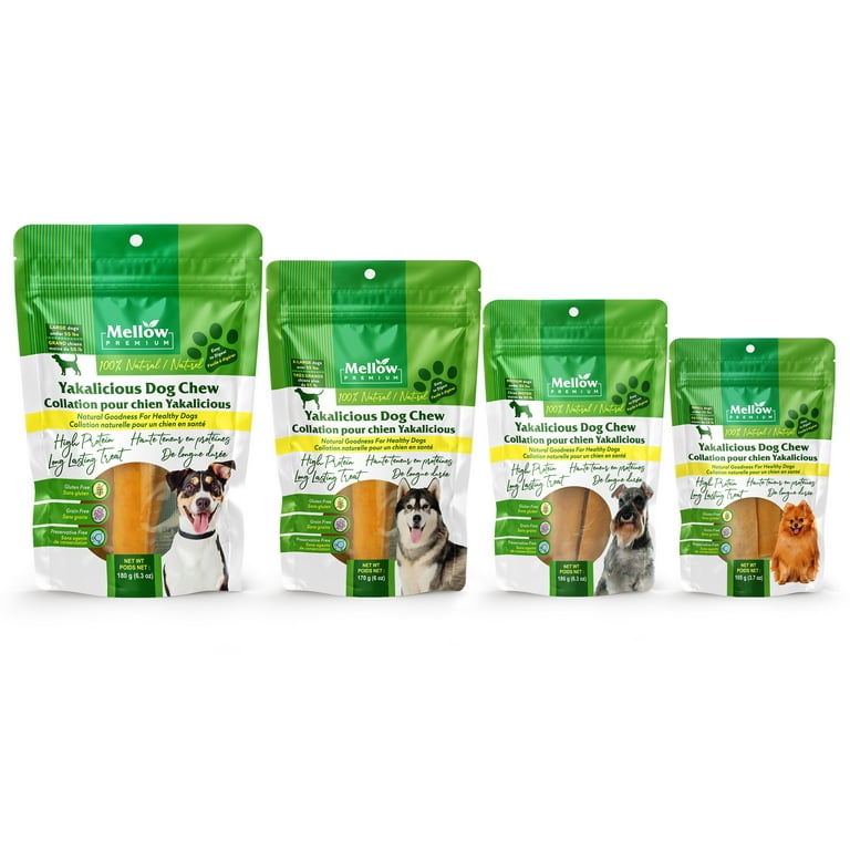 Good Mellows 3枚セット Mellow Premium Yak Cheese Dog Chew - Himalayan Dog Chew - for