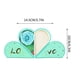thumbnail image 3 of Caja de regalo para San Valentín | Joyero de doble apertura con collar, anillo y pendientes de corazón | Empaquetado romántico con rosas, 3 of 3