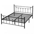 thumbnail image 1 of Metal Bed Fram Mattress Foundation With Slat Support,King, 1 of 6