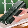thumbnail image 2 of Advancent Estante de soporte Deflector Fregaderos Protectores contra salpicaduras Ajustable Telescópico HIPS Drenaje de agua Cocina Hogar Organizadores de utensilios de cocina Verde oscuro Advancent HA009494-02B, 2 of 6