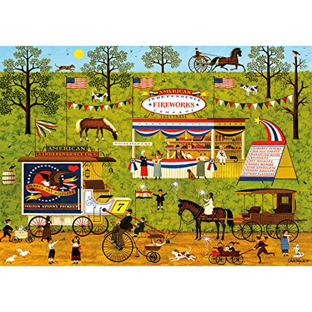 Buffalo Games Charles Wysocki Bang, Boom, Bam & Pow! 300 Piece Jigsaw Puzzle