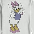 thumbnail image 2 of Men's Mickey & Friends Daisy Duck Surprise Sweatshirt White 2X Large, 2 of 4