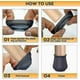 thumbnail image 3 of 16pcs Silicone Chair Leg Floor Protectors, Non-Slip Furniture Pads with Felt Bottom for Floor Protection, 3 of 5