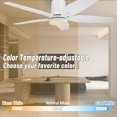 thumbnail image 4 of Ventilador de techo FANSHAIN 107 cm con luz y control remoto, 4 of 7