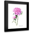 thumbnail image 1 of Shefranov, Olga 20x24 Black Modern Framed Museum Art Print Titled - Pink Flowers IV, 1 of 5
