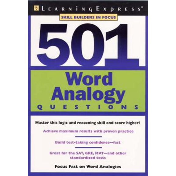 Pre-Owned 501 Word Analogy Questions (Paperback) 1576854221 9781576854228