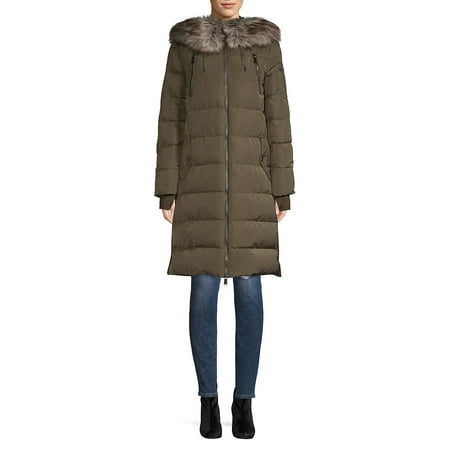 Marc New York Quilted Jacket - Quilted Faux Fur Coat