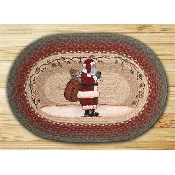 Earth Rugs 65-025S Santa Oval Patch