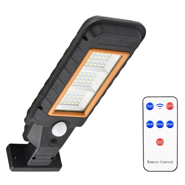 Lampe Murale à Capteur Solaire IP65 Trois Modes d'Éclairage 60/72/120LED Avec/sans Contrôleur