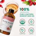 thumbnail image 6 of Rosehip Oil for Skin (4oz, Organic, Pure, Cold Pressed) Rosehip Seed Face Oil for Facial and Massage, 6 of 7