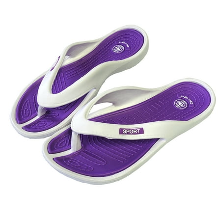 

StarBay Women s Casual Slipper Comfortable Shower Beach Shoe Slip on Flip Flop Thong Sandals