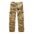 thumbnail image 2 of Futezty Men Cotton Casual Combat Work Cargo Pants with Pockets, 2 of 5
