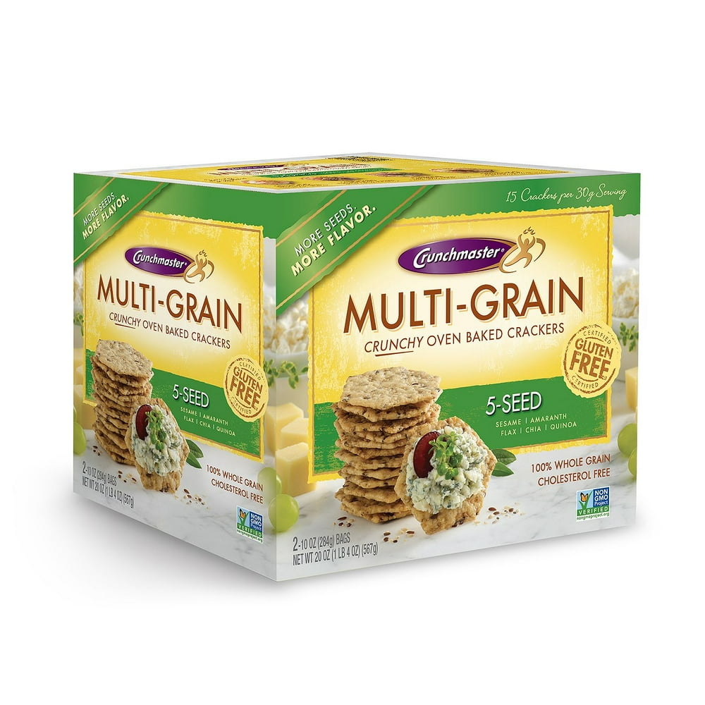 Crunchmaster 5 Seed Multigrain Cracker (10 oz., 2 ct.)