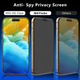 thumbnail image 3 of [2-Pack Matte Privacy Screen Protector for iPhone 16 Pro Tempered Glass, Anti-Fingerprint, Smooth as Silk, Anti Scratch, Anti-Reflection, Easy to Install, 3 of 6