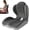Black Gray, variant on Ergonomic Memory Foam Seat Cushion, Integrated L-Shaped Support for Office Chair, Car - High Density Back and Hip Support Pad for Tailbone Relief, Non-Slip Orthopedic Chair Pillow (Red)