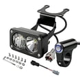 thumbnail image 1 of Klonfd Outdoor Cycling Headlight Universal 3 Pin E Headlight，20W LED Style Lamp Plug And Play 3 Pin Julet Connector Wide Voltage Range For And Cycling Enthusiasts, 1 of 5