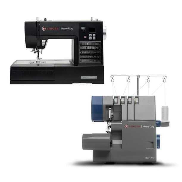 Máquina de Coser y Overlock SINGER Heavy Duty 6600C & X5004-HD