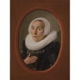 thumbnail image 2 of Frans Hals 15x18 Gold Ornate Wood Frame and Double Matted Museum Art Print Titled - Anna Van Der Aar (Born 1576, Died After 1626) (1626), 2 of 4