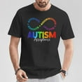thumbnail image 2 of Autism Awareness Infinity Symbol T-Shirt – Neurodiversity Pride Shirt for Women, Supportive Autism Awareness Design, Empowering Infinity Loop Tee for Advocacy and Inclusion, 2 of 3