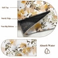 thumbnail image 6 of 5'x8' Area Rugs, Orange Spring Floral Indoor Outdoor Area Rug for Living Room Bedroom, Watercolor Blooming Botanical Summer Washable Bathroom Rugs Kitchen Floor Carpet Mats Home Decor Aesthetic, 6 of 8